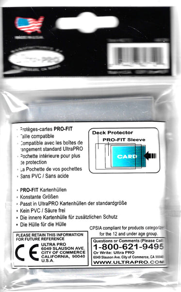 Ultra Pro Sleeves: Pro-Fit (100) Ultra Pro Sleeves: Pro-Fit (100)