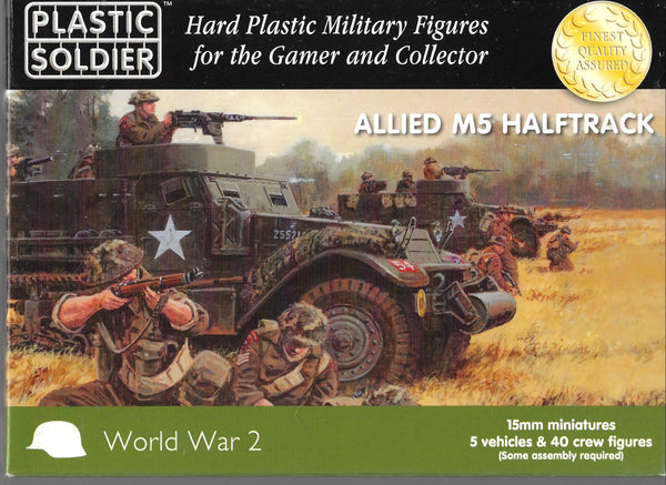 15mm Easy Assembly M5 Halftrack - Plastic Soldier Company
