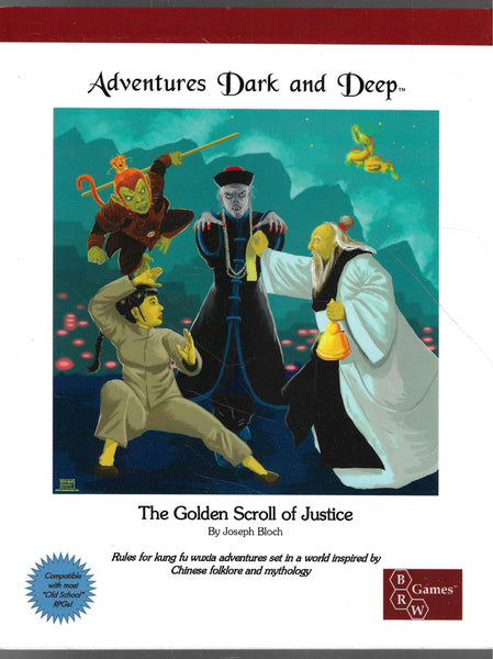 Adventures Dark and Deep The Golden Scroll of Justice (Old School RPGs) - BRW Games