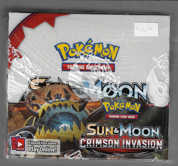 Pokemon CCG Sun & Moon Crimson Invasion Booster Box