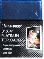 Trading Card Ultra Pro Hard Card Holders Platinum Toploader 35pt (25) Pack UPR# 15910