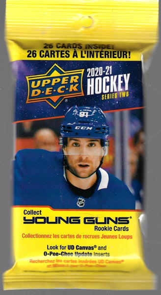 Upper Deck Hockey 2021 - 2022 NHL Series 2 Cello Pack