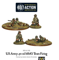 US Army 30 cal MMG Team Firing - Bolt Action